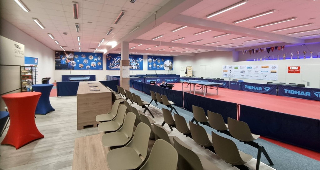 Tischtennishalle Badener AC 2024