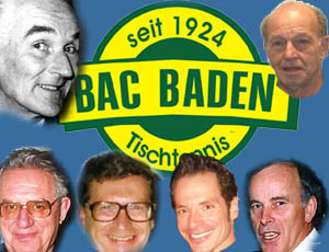 Obmänner des Badener AC Tischtennis